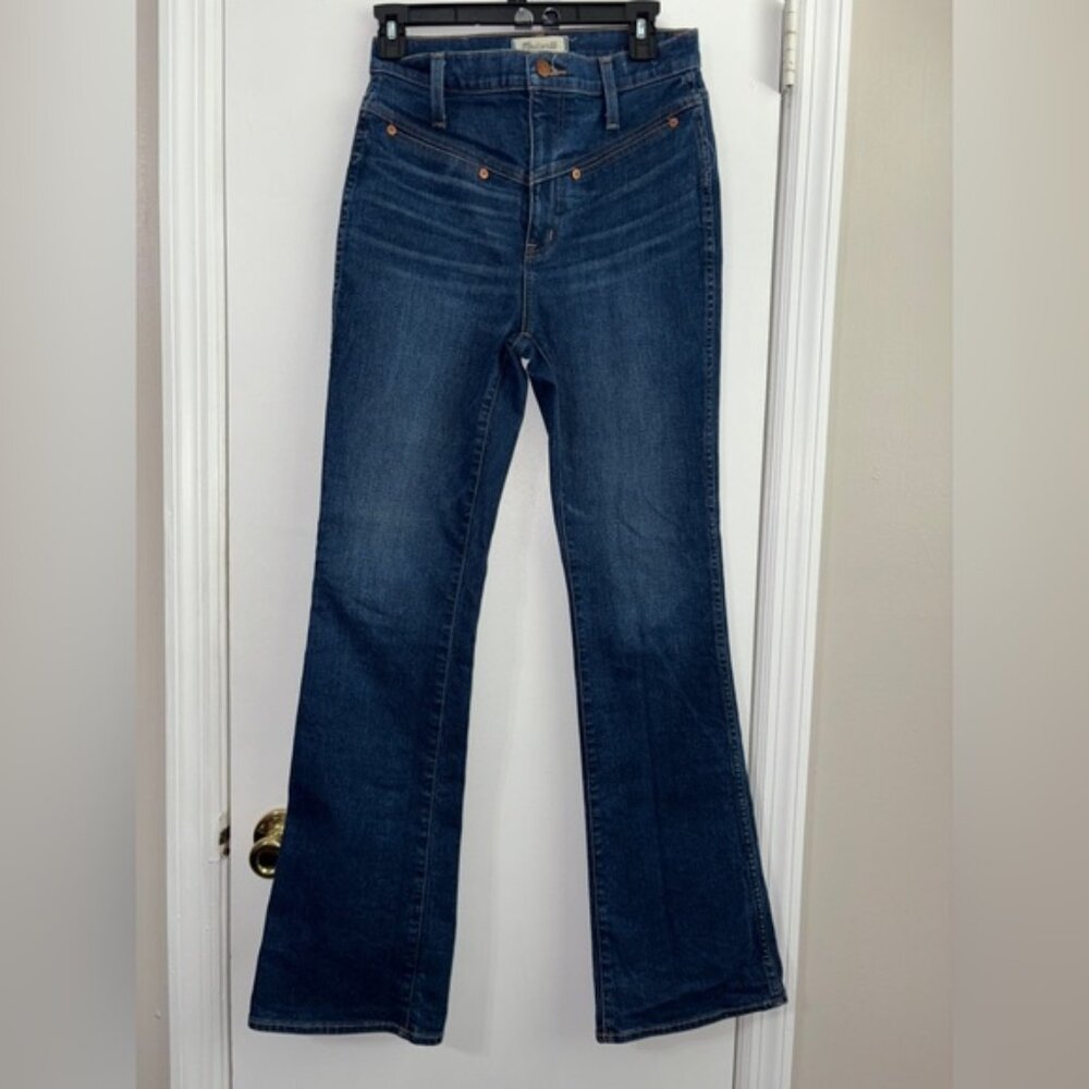 Madewell Blue denim Skinny Flare Jeans size 26